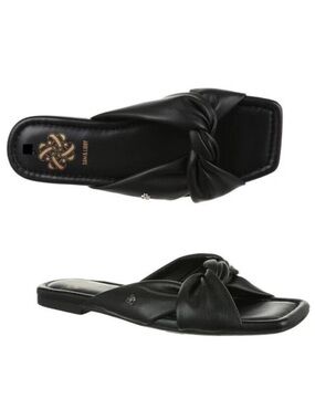 ❤️ 🆕 SAM & LIBBY Black Taullulah Slide Sandal for Women size 9